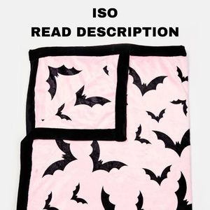 Dollskill Pink Bat blanket